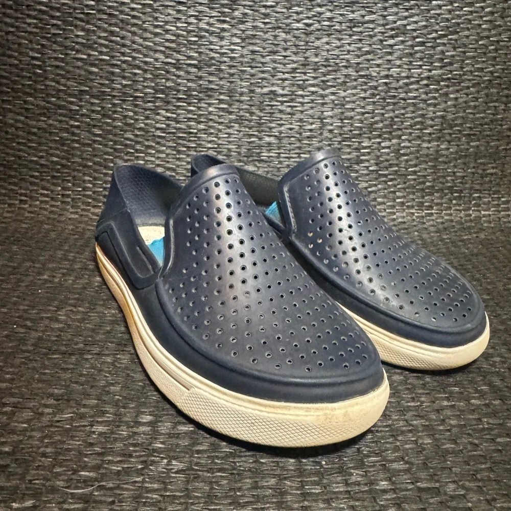 CROCS Kids Navy Slip-On Slippers